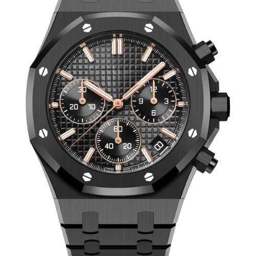 AP Royal Oak Chronograph Black Titanium Steel – 43mm (Quartz)