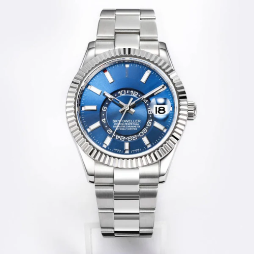 RLX Sky-Dweller 42 - Blue Silver