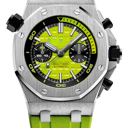 AP Royal Oak Offshore Green Rubber – Stainless Steel – 42mm