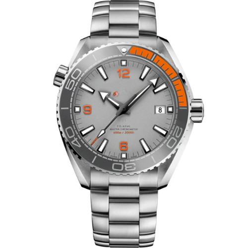 OMG Seamaster Planet Ocean 600M – Orange Ceramic Bezel – Grey Titanium – Automatic – 43.5mm