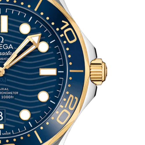 OMG Seamaster Diver 300M – Blue & Gold – Stainless Steel – Automatic – 42mm