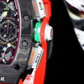 RM 11-04 - Flyback Chronograph - Carbon TPT & Red Rubber