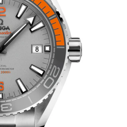 OMG Seamaster Planet Ocean 600M – Orange Ceramic Bezel – Grey Titanium – Automatic – 43.5mm