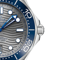 OMG Seamaster Diver 300M – Blue Bezel & Grey Wave Dial – Blue Rubber – Automatic – 42mm