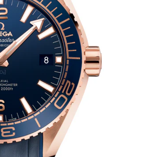 OMG Seamaster Planet Ocean 600M – Blue Ceramic Bezel – Sedna™ Gold & Stainless Steel – Automatic – 43.5mm