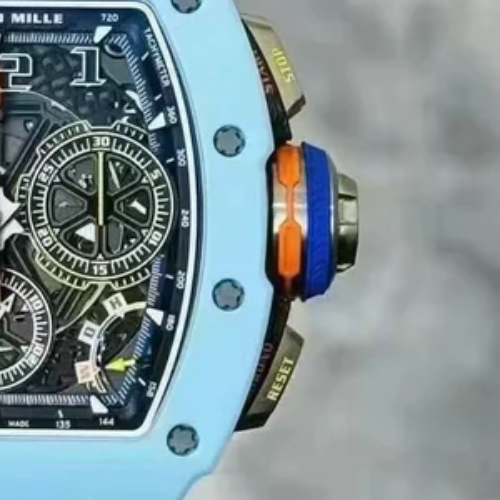 RM 11-04 - Automatic Flyback Chronograph - Baby Blue Ceramic